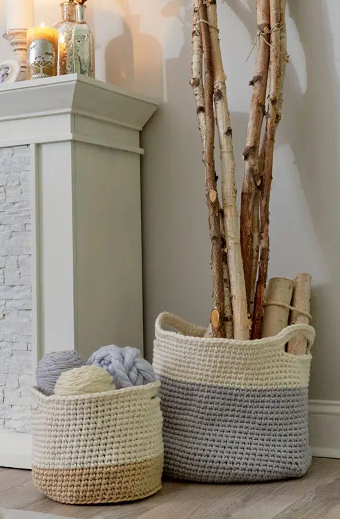 Color Block Basket Pattern