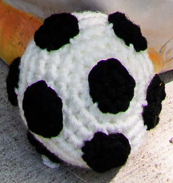 Spots for the soccer ball