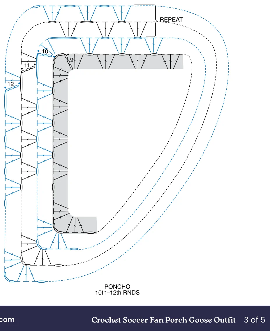 Schematic layout for the hat