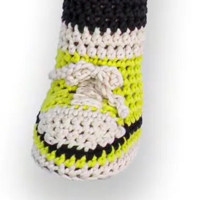 Crochet Soccer Ball Pillow Shoe