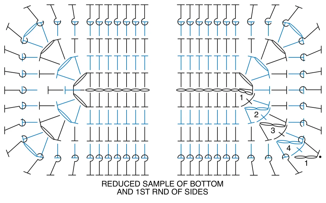 Schematic for Crochet Montage Backpack