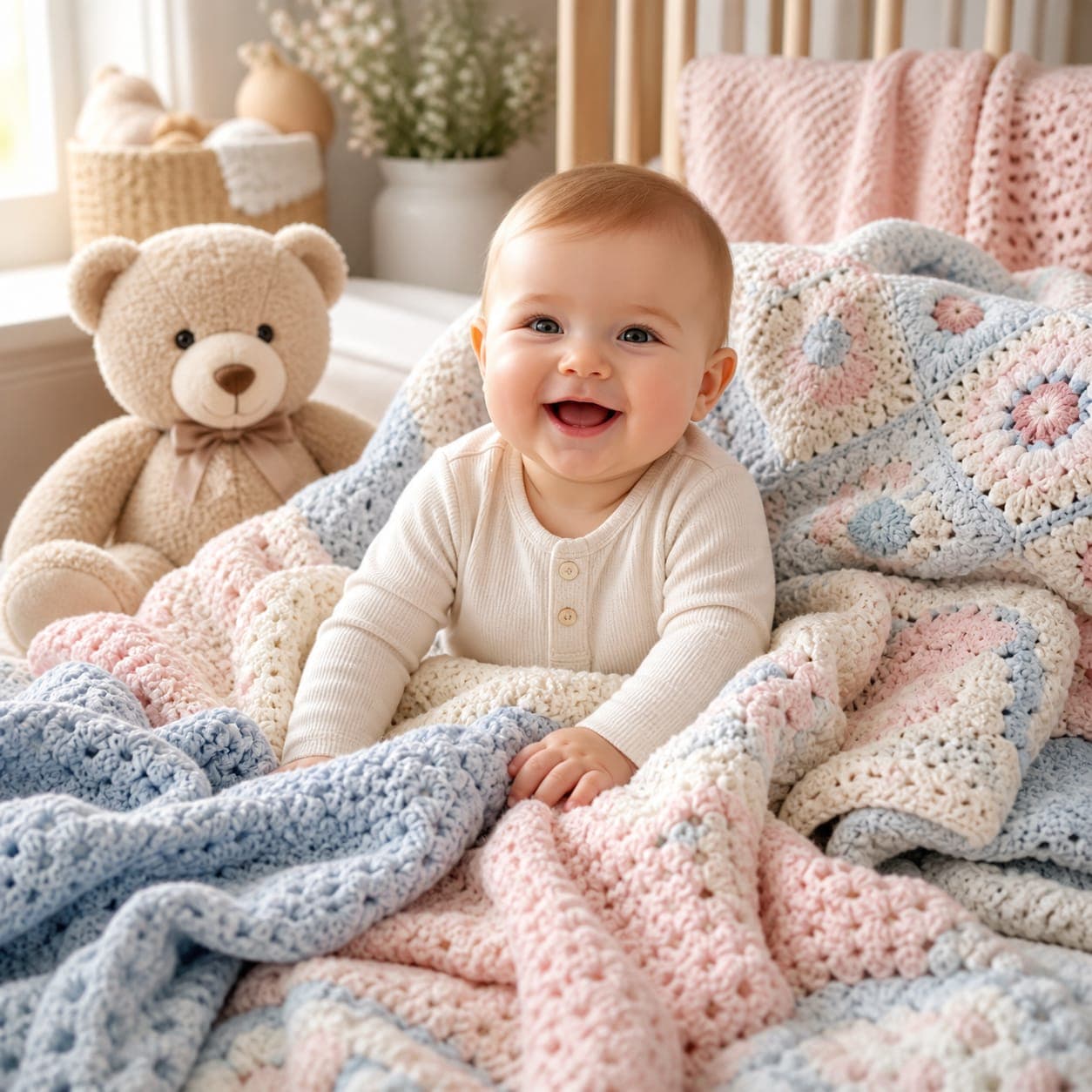 12 Free Baby Blanket Crochet Patterns