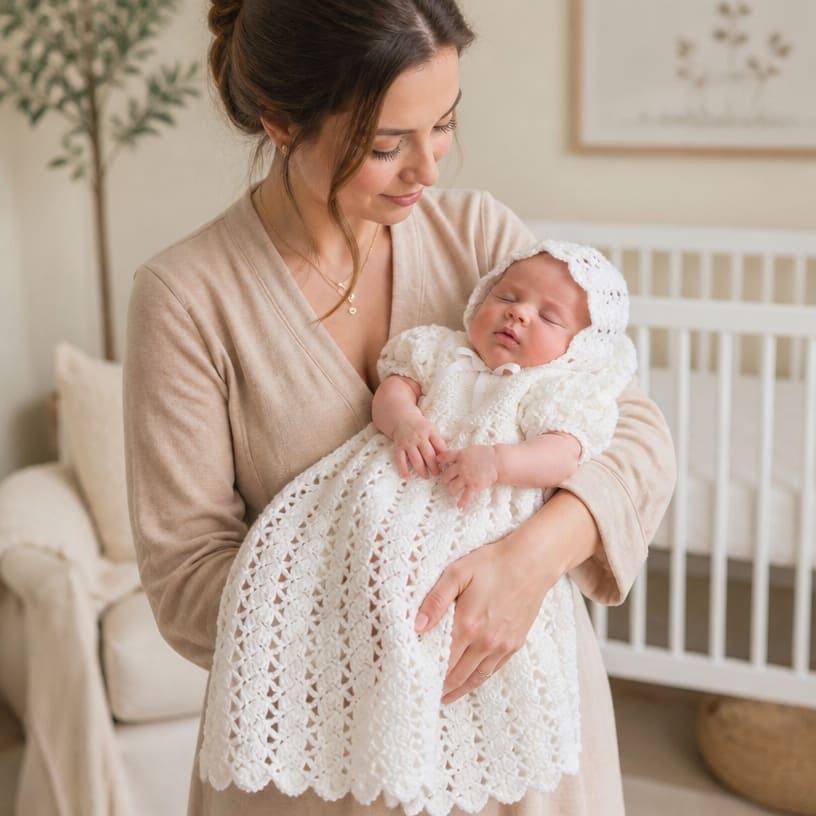 Free Crochet Little Cherub Set Pattern