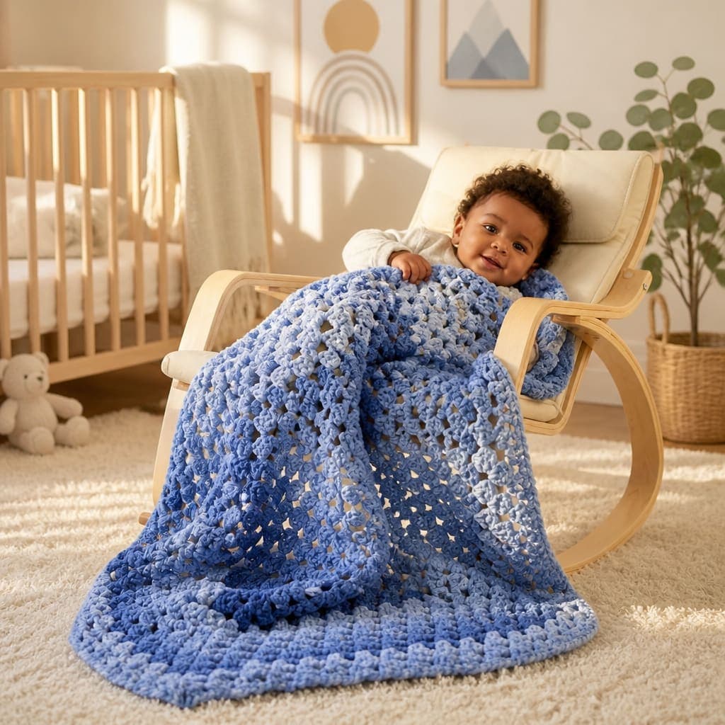 Free Warm Crochet Blanket Pattern for You