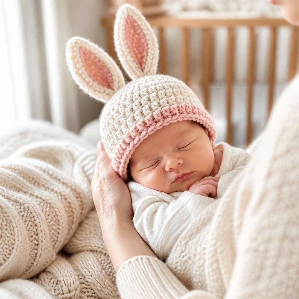 Free Baby Bunny Hat Crochet Pattern