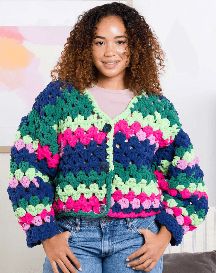 Free Elegant Granny Square Top Crochet Pattern