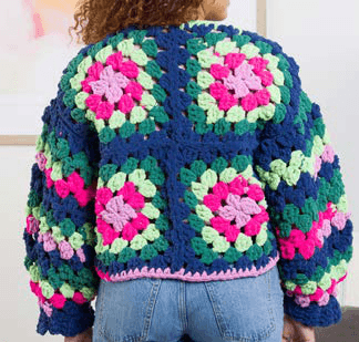 Size Chart for Granny Square Top