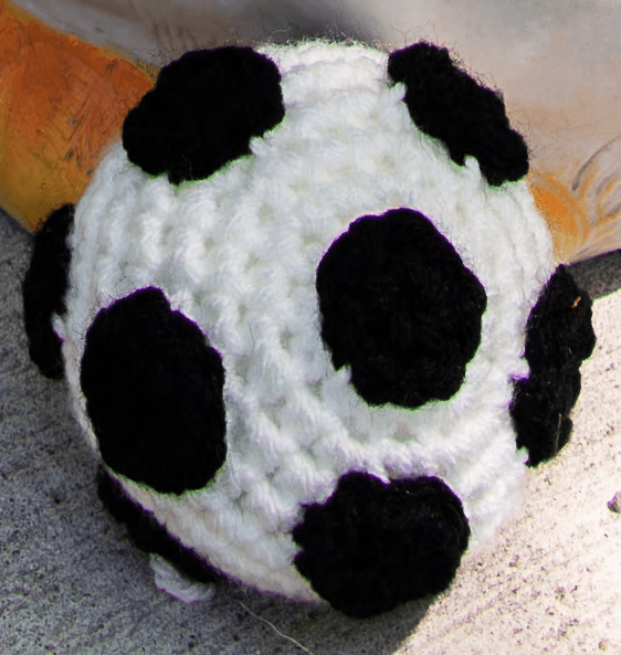 Spots for the soccer ball