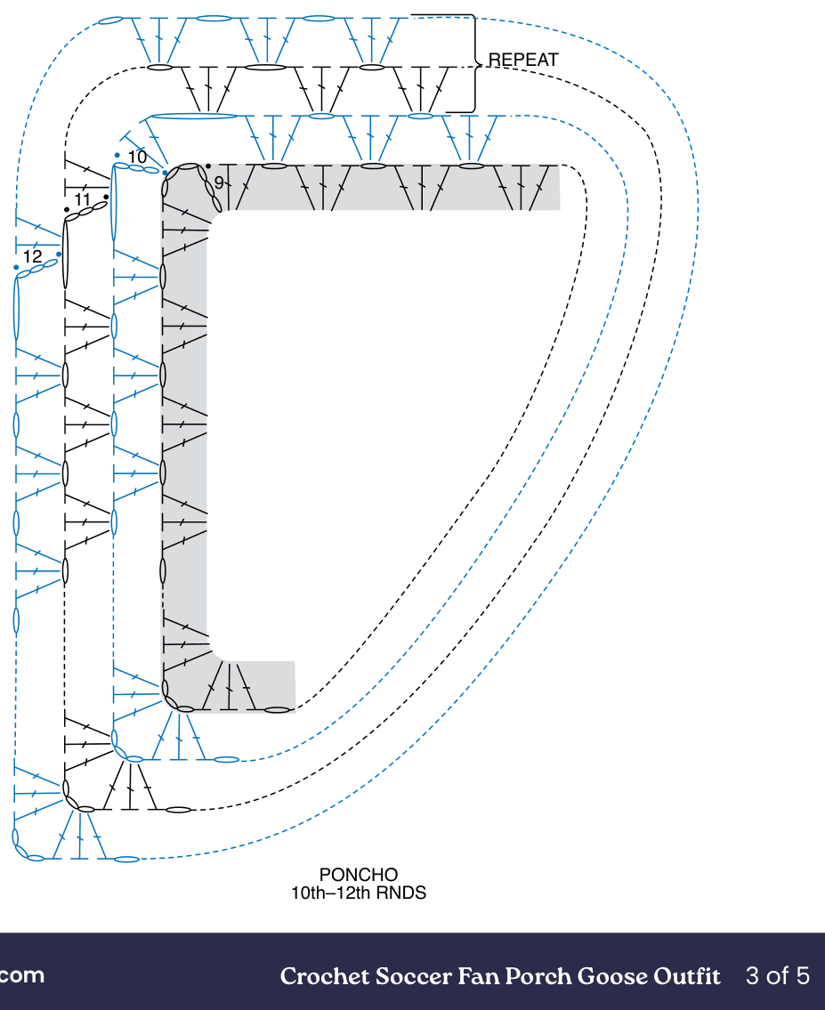 Schematic layout for the hat