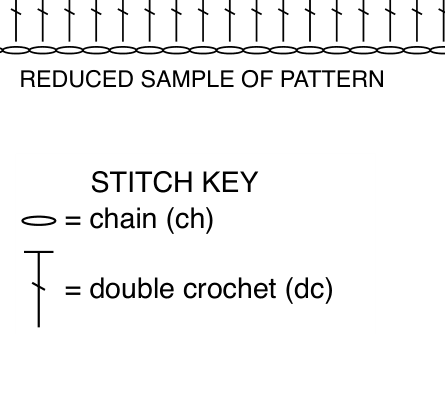 Reduced sample of the pattern