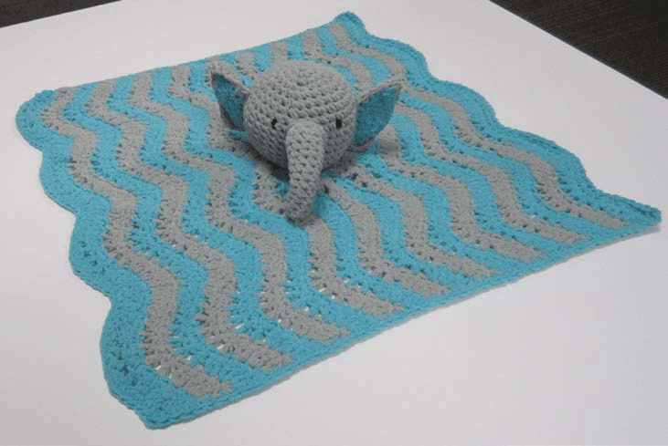 Elephant head and trunk in progress