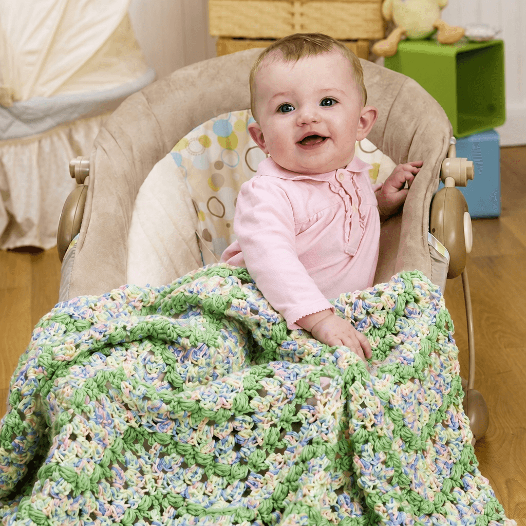 Free Wave Stitch Baby Afghan Crochet Pattern