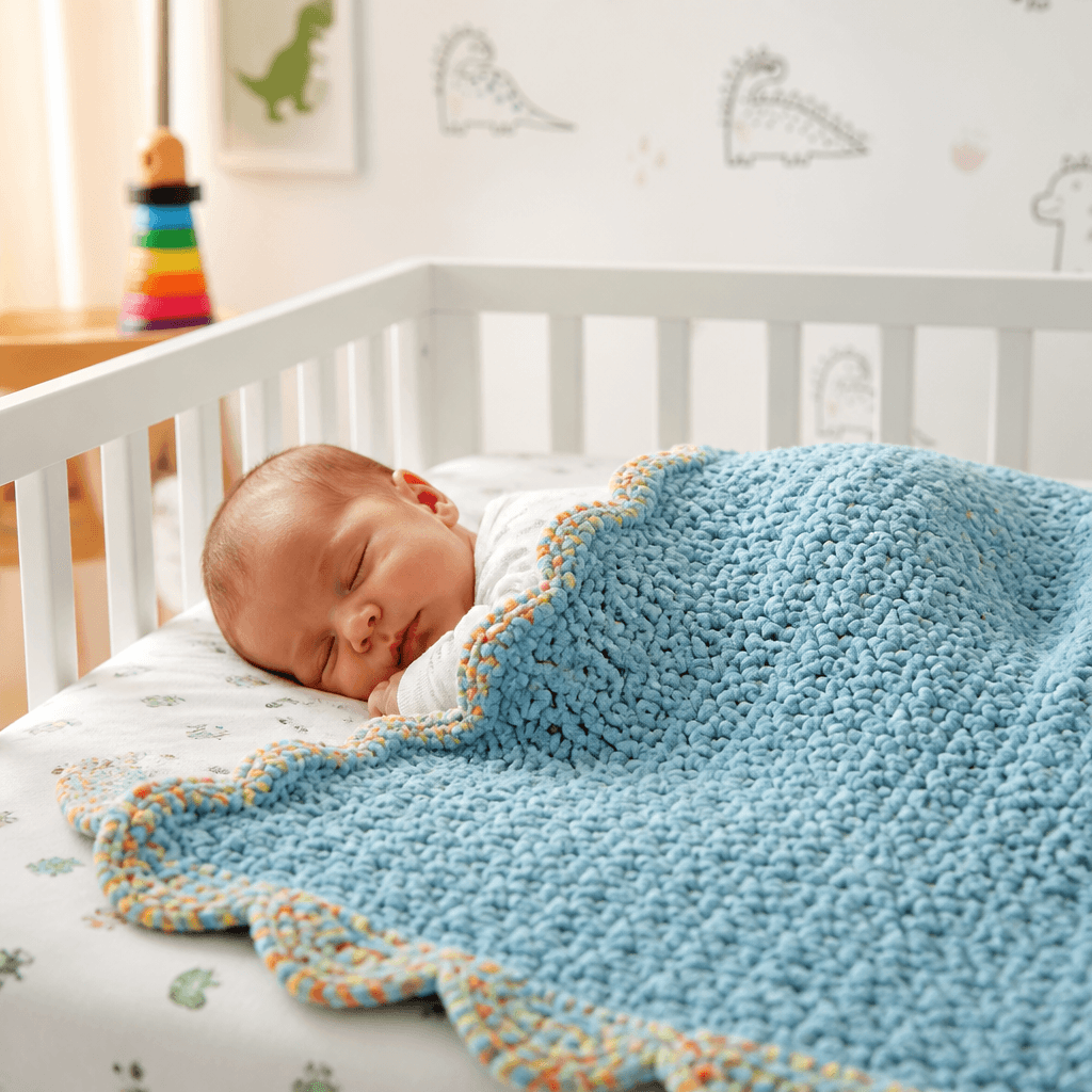 Free Crochet Baby Blanket Pattern for Beginners