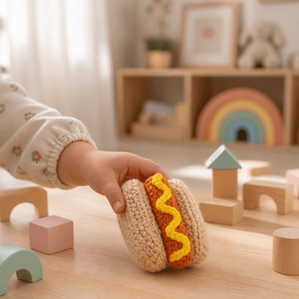 Free Crochet Hot Dog Ornament Pattern