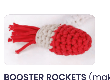 Free Crochet Rocketship and Alien Pattern