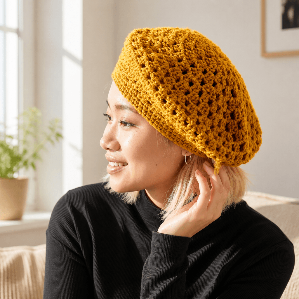 Free Crochet Beret Pattern for Stylish Beginners