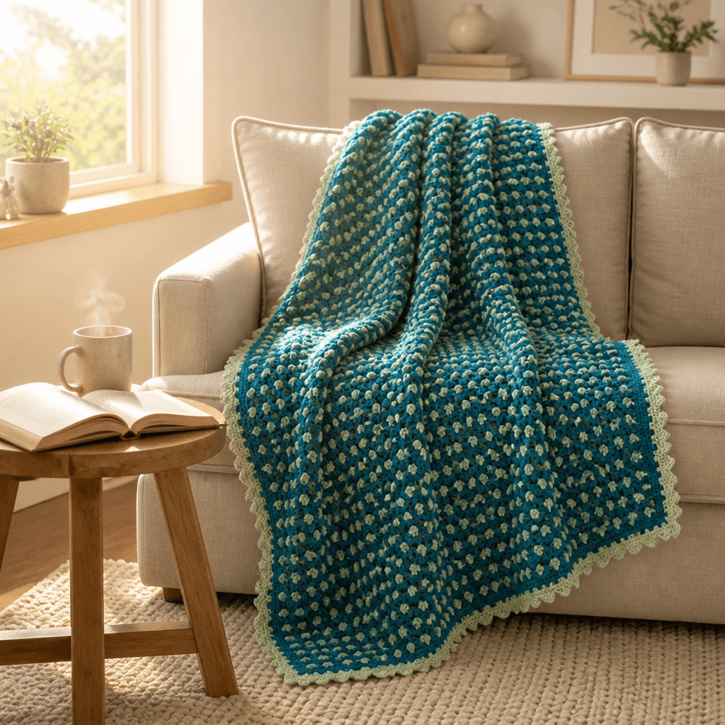 Free Crochet Roman Aqueduct Throw Pattern