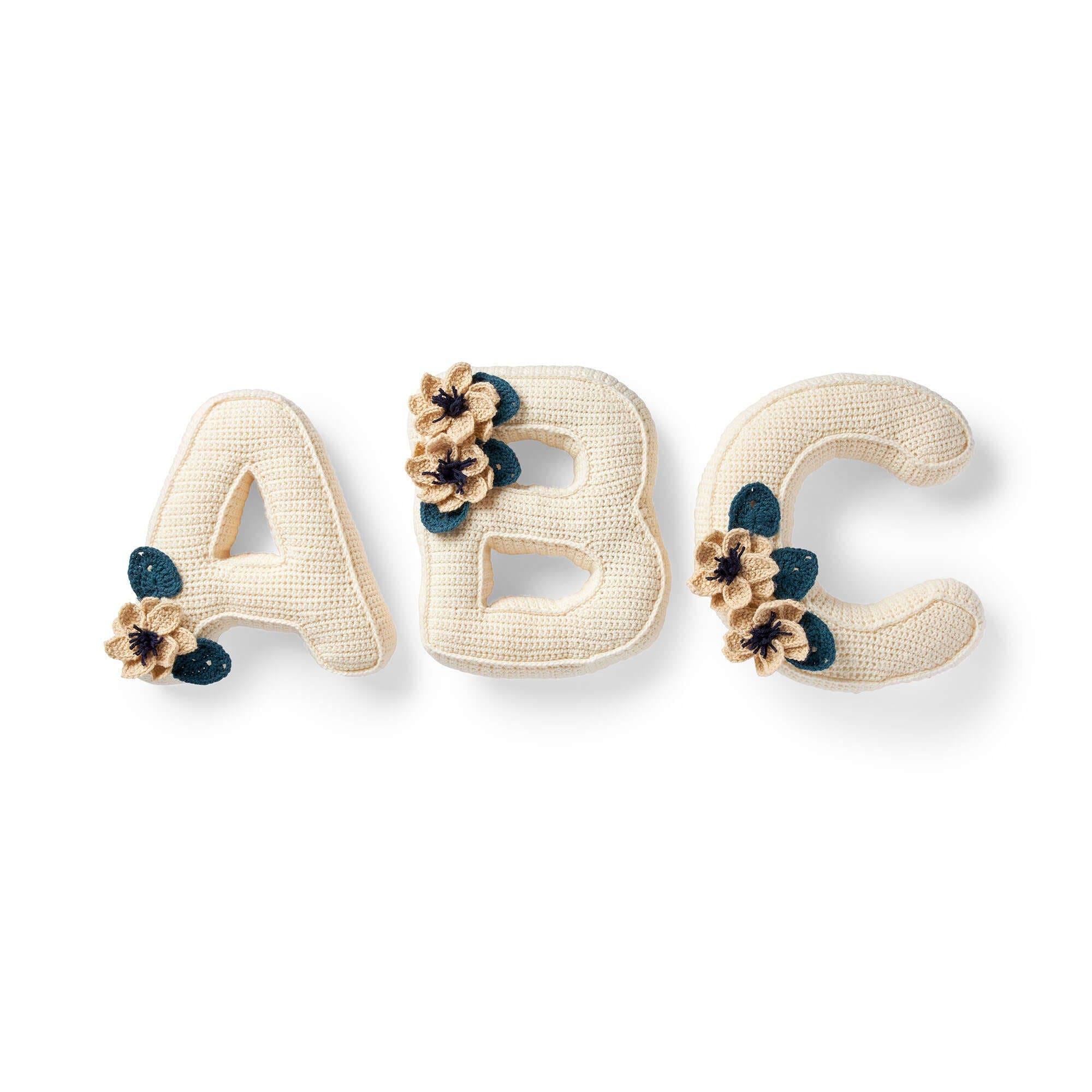 Free Crochet Letter Pillow Pattern for Home Decor