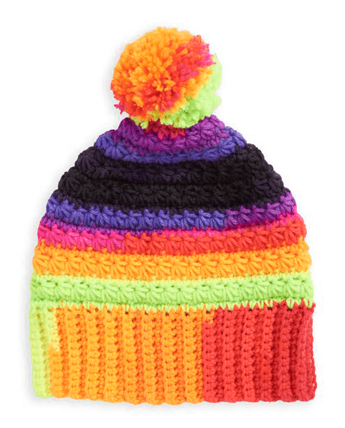 Step-by-step of shaping the hat