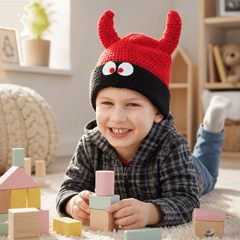 Free Crochet Character Hats Pattern for Kids
