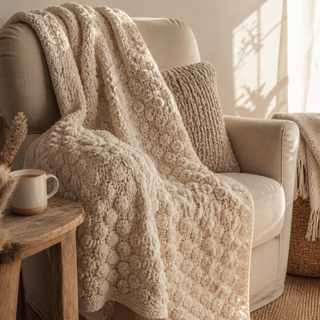 Free Textured Throw Crochet Pattern