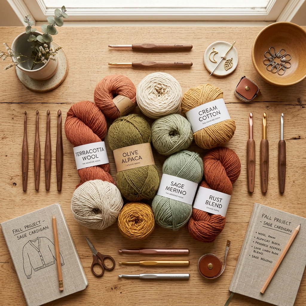 Yarn Weight and Crochet Hook Selection Guide