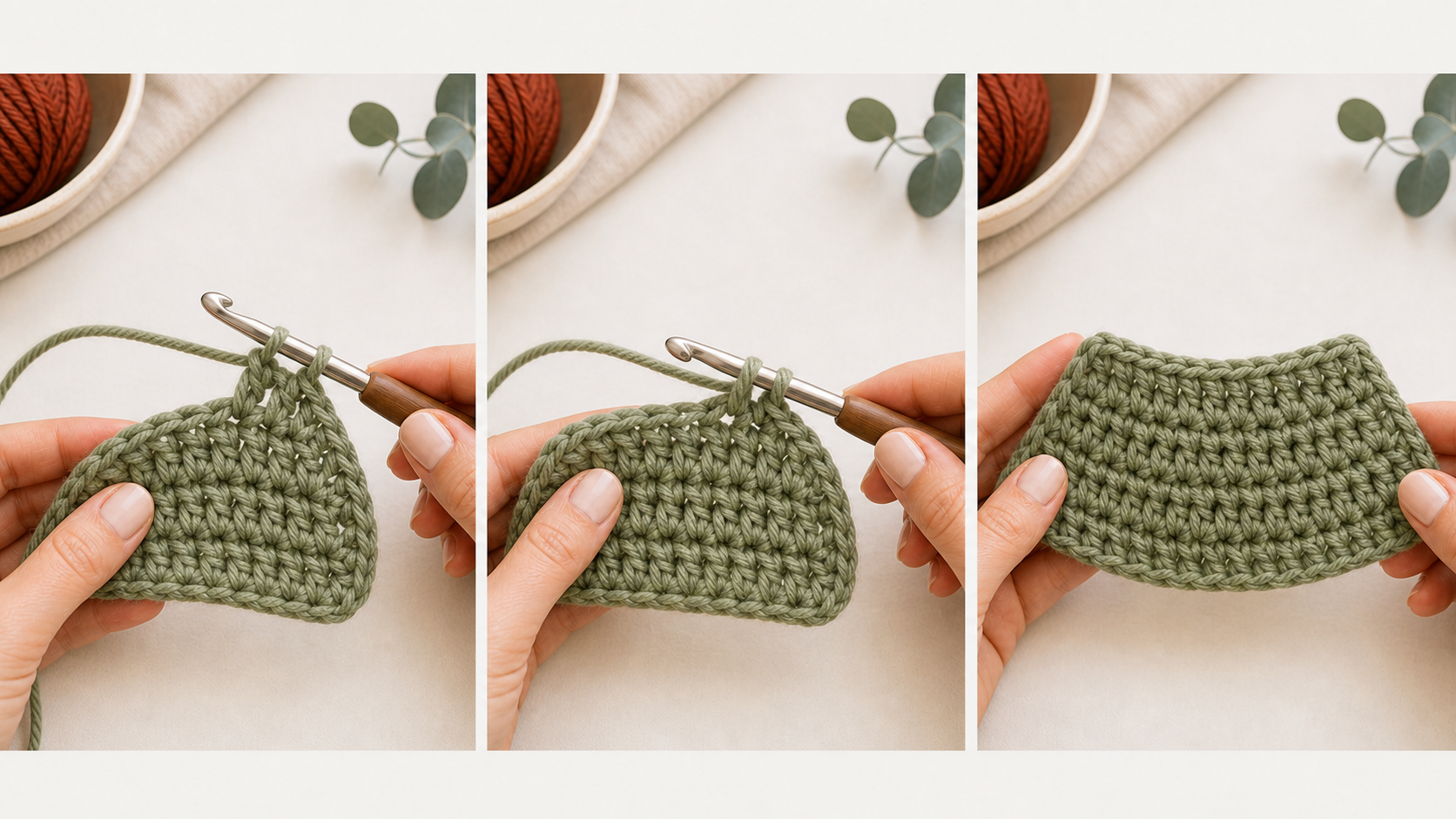 Three step slip knot tutorial